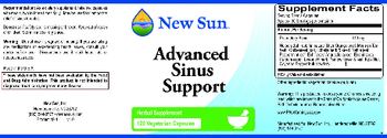 New Sun Advanced Sinus Support - herbal supplement