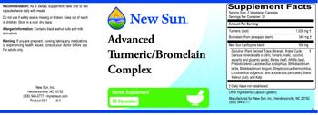 New Sun Advanced Turmeric/Bromelain Complex - herbal supplement