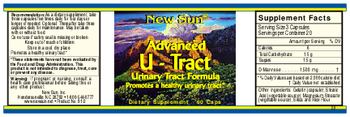 New Sun Advanced U-Tract - supplement
