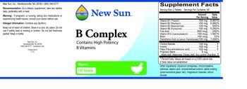 New Sun B Complex - supplement