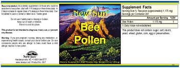 New Sun Bee Pollen - supplement