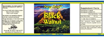 New Sun Black Walnut - supplement