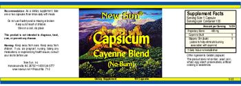 New Sun Capsicum - supplement