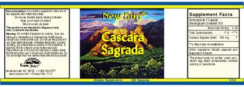 New Sun Cascara Sagrada - supplement