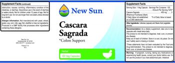 New Sun Cascara Sagrada - 