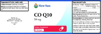 New Sun Co Q10 50 mg - supplement