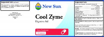New Sun Cool Zyme - supplement