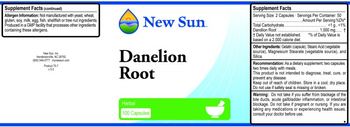 New Sun Dandelion Root - 
