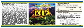 New Sun DHEA 50 mg - supplement
