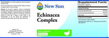 New Sun Echinacea Complex - herbal supplement