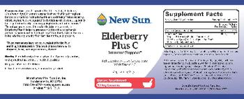 New Sun Elderberry Plus C - supplement