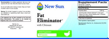 New Sun Fat Eliminator - herbal supplement