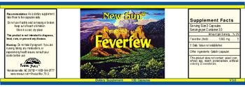 New Sun Feverfew - supplement