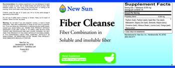 New Sun Fiber Cleanse - 