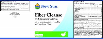 New Sun Fiber Cleanse with Cascara & Oat Bran - 