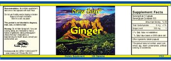 New Sun Ginger - supplement