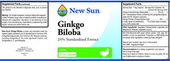 New Sun Ginkgo Biloba - 