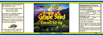 New Sun Grape Seed Extract 50 mg - supplement