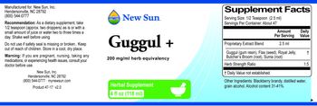 New Sun Guggul + - herbal supplement