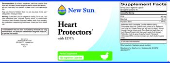 New Sun Heart Protectors with EDTA - 