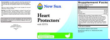 New Sun Heart Protectors with EDTA - herbal supplement