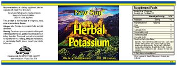 New Sun Herbal Potassium - supplement
