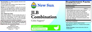 New Sun JLB Combination - herbal supplement
