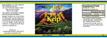 New Sun Kelp - supplement