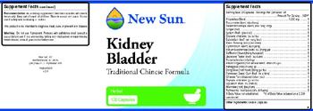New Sun Kidney Bladder - 
