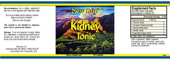 New Sun Kidney Tonic - supplement