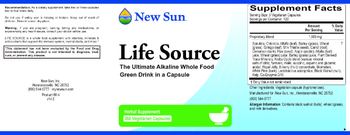 New Sun Life Source - herbal supplement