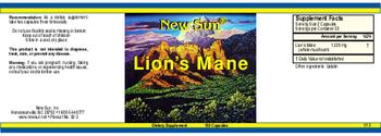 New Sun Lion's Mane - supplement