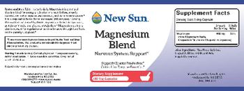 New Sun Magnesium Blend - supplement