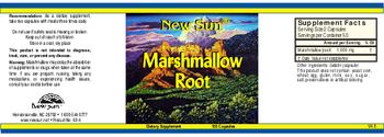 New Sun Marshmallow Root - supplement