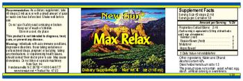 New Sun Max Relax - supplement