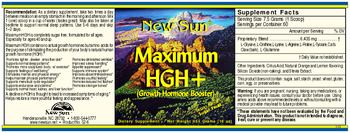 New Sun Maximum HGH+ - supplement