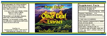 New Sun Olive Leaf Extract - supplement