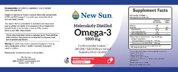 New Sun Omega-3 1000 mg - supplement