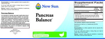 New Sun Pancreas Balance - 