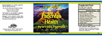 New Sun Pancreas Health Ayurvedic Formula - supplement