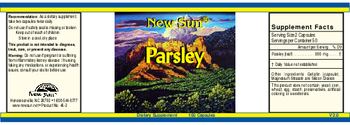 New Sun Parsley - supplement