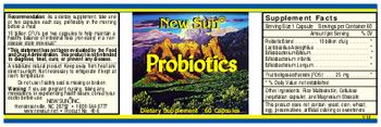New Sun Probiotics - supplement