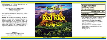 New Sun Red Rice Hong Qu - supplement