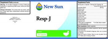 New Sun Resp-J - 