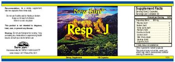 New Sun Resp-J - supplement