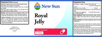 New Sun Royal Jelly - supplement