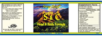 New Sun S & C Head & Body Formula - supplement