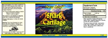 New Sun Shark Cartilage - supplement