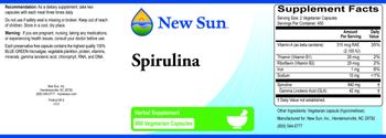 New Sun Spirulina - 