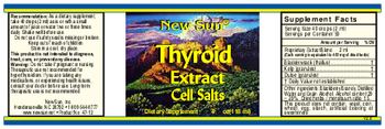 New Sun Thyroid Extract Cell Salts - supplement